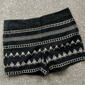 Ann Taylor Loft Embroidered Cotton Shorts